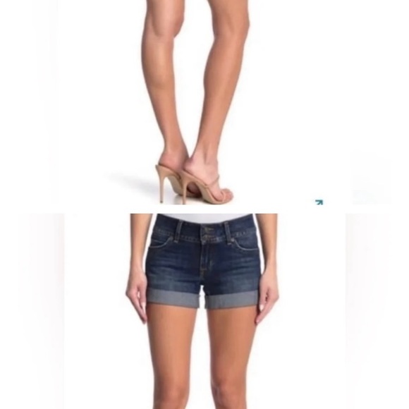 NWOT HUDSON RUBY MID THIGH( or shorter) CUFFED HEM SHORTS - Picture 3 of 7